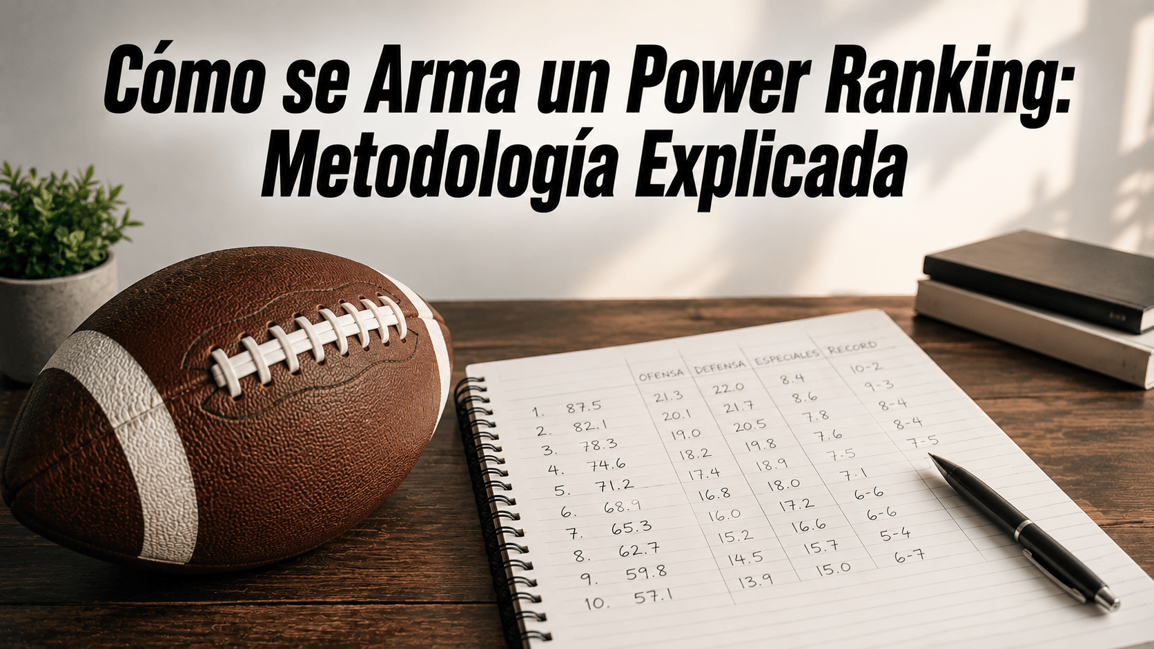 Cómo se Arma un Power Ranking: Metodología Explicada